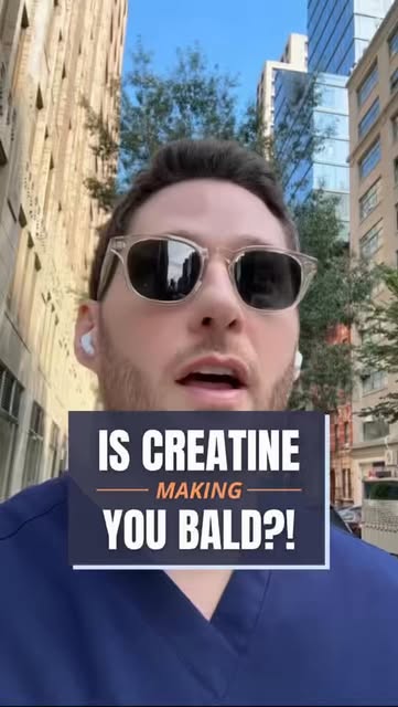 Is creatine making you bald? 💪➡️👨‍🦲

This question must be circulating the Reddit boards because 