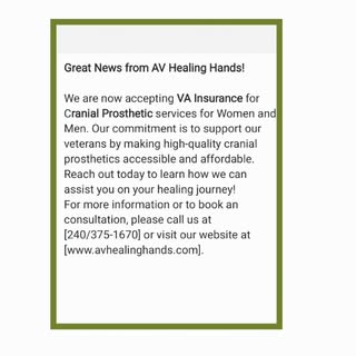 🪖 Happy Veterans Day, thank you for your service! 

#Veterans #Cranial Prosthesis #Hair Loss #Hair 