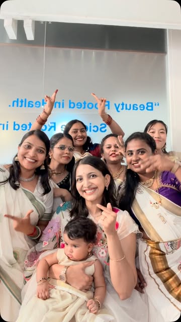 Taking a break from scrubs to celebrate Onam! 💫#clinic #onam2026🏵️🌼#doctor