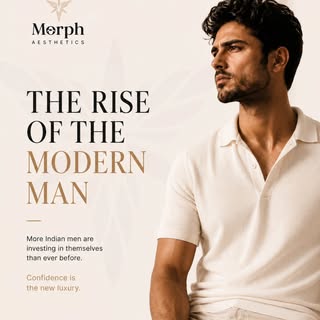 The modern man isn't chasing perfection. He's investing in himself.

Confidence is no longer a luxur