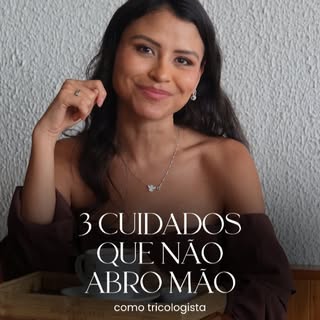 Nem sempre quem tem o cabelo mais saudável é quem usa mais produtos. 

Existem alguns cuidados que s