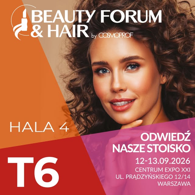Spotkajmy się na Targi BEAUTY FORUM &amp: HAIR 2026 (official)   w EXPO XXI Warszawa -
Międzynarodow