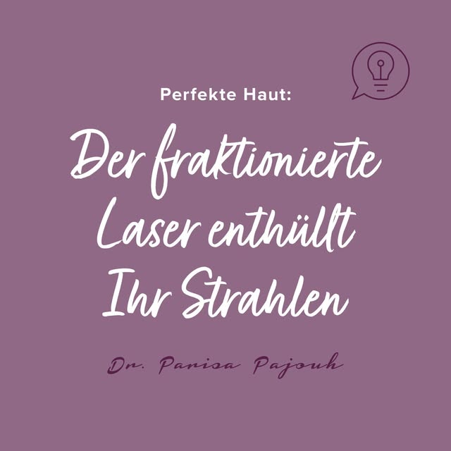 Der fraktionierte Laser ⚡ ist eine moderne und sichere Methode, bei der nur punktuell kleine Hautber