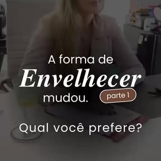A forma de envelhecer mudou — e muito. ✨

O que antes era considerado “velho” hoje pode ser uma fase