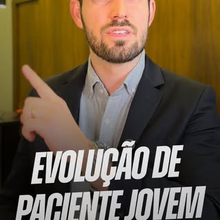 Acompanhem mais essa discussão! 
Paciente jovem com calvície, sem tratamento clínico, nos procurou e