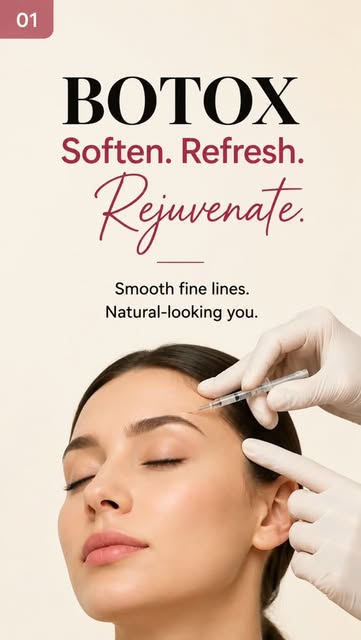 Botox can help soften the appearance of fine lines and wrinkles while maintaining your natural expre
