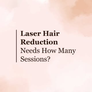 Laser hair reduction is not a one-time procedure. ✨
The number of sessions depends on the treatment 