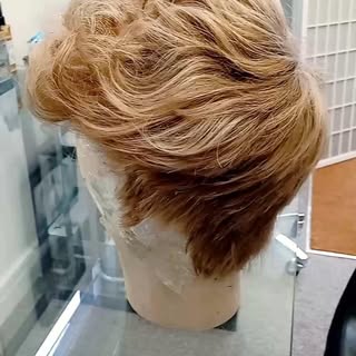 We are so happy with how this men's wig has turned out! It's giving us boy and vibes in the best way