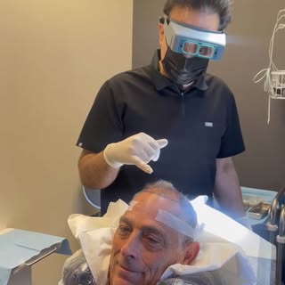 This patient wanted to restore the frontal hairline and mid-scalp while maintaining a natural appear