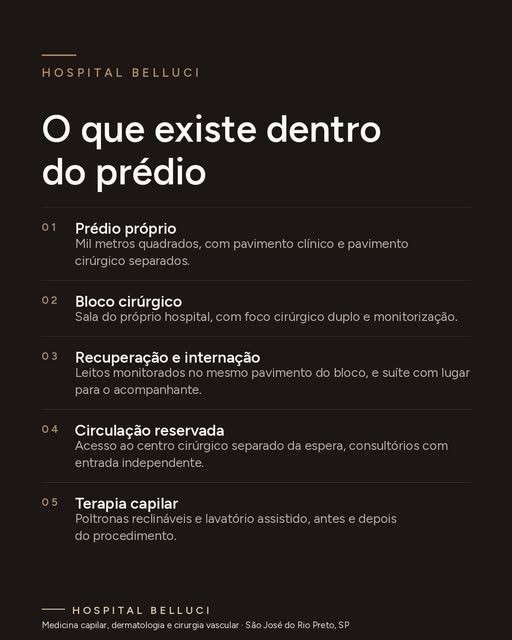 Cinco itens verificáveis, todos dentro do mesmo prédio. Salve para conferir na sua próxima visita a 
