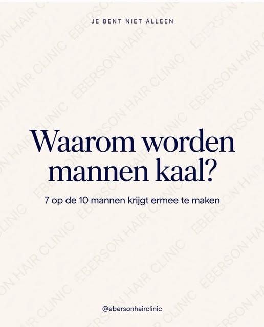 “Waarom worden mannen kaal? Het zit in je genen - maar niet alleen die van je vader. Swipe voor de u