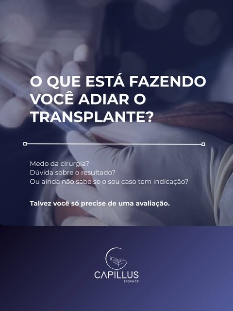 Adiar o transplante por falta de informação é mais comum do que você imagina.

Antes de qualquer pro