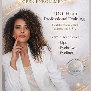 ✨ PMU COURSE – OPEN ENROLLMENT ✨ April 20th - 25th

Ready to start a career in the beauty industry o