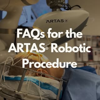 Got questions about the ARTAS® Robotic Hair Transplant? We’ve covered the basics—now it’s your turn.