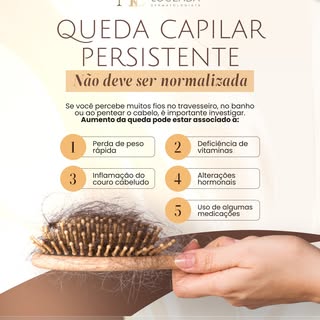 É comum perder alguns fios diariamente, mas quando a queda se torna intensa ou persistente, vale a p
