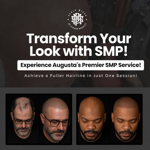 Hair loss doesn’t have to define your look.

Scalp Micropigmentation (SMP) creates the appearance of
