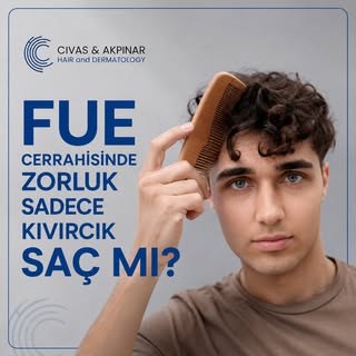 FUE Cerrahisinde Zorluk: Sadece Kıvırcık Saç mı? 🧐
Foliküler Ünite Ekstraksiyonu (FUE) cerrahisinin