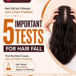 Hair fall is not always “just stress”! 💇‍♀️ Sometimes, nutritional deficiencies, anemia, or thyroid
