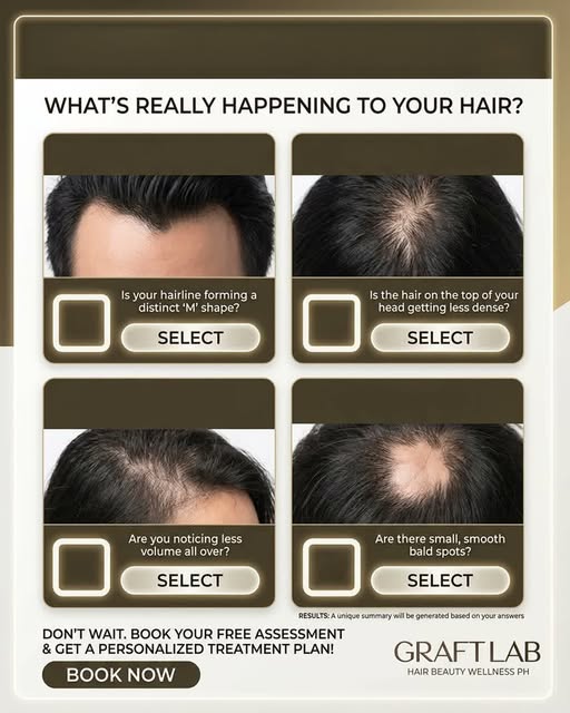 What’s really happening to your hair? 🤔 From M-shaped receding hairlines to general thinning or pat