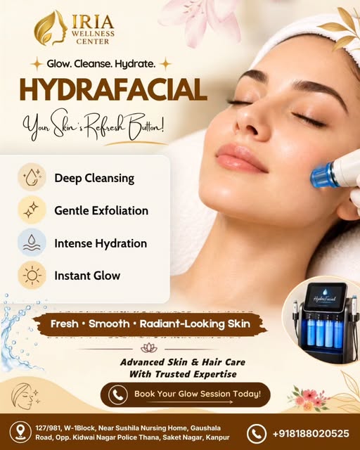 ✨ Glow. Cleanse. Hydrate. ✨

💧 HydraFacial — your skin’s refresh button!

Deep cleansing • Gentle e