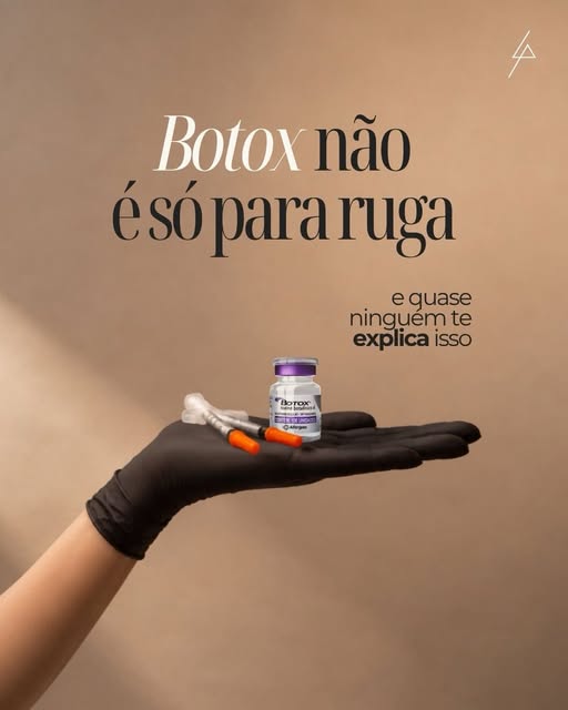 A toxina botulínica pode suavizar linhas de expressão, equilibrar a movimentação muscular e preserva