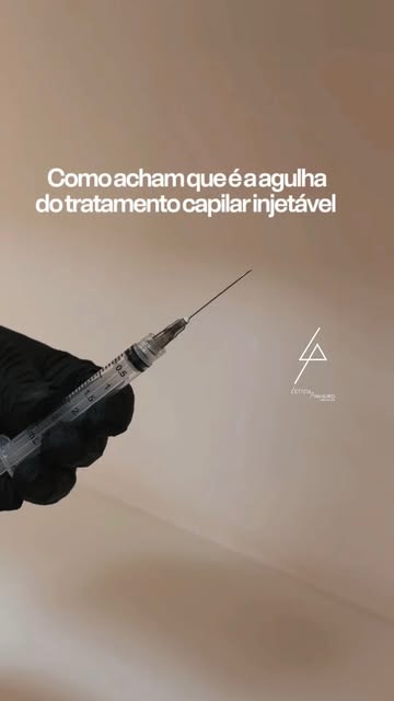 A agulha que você imagina não é a agulha que eu uso. 👀💉

Quando falamos em tratamento capilar inje