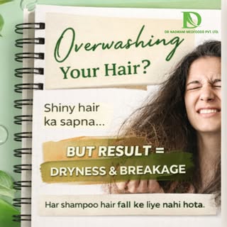 Most people think washing hair more often will make it healthier.

But the reality is different.

Ov