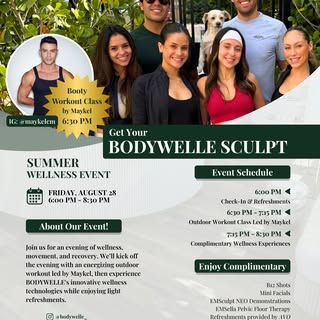 Join us for an evening of movement, wellness, and recovery at BODYWELLE! 

We’re partnering with BTL