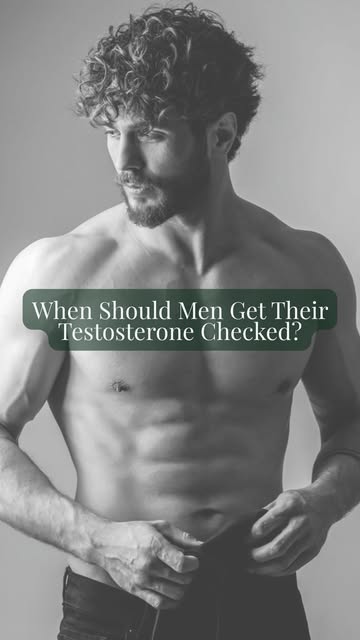 When should men consider getting their testosterone checked?

Testosterone naturally changes with ag
