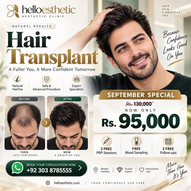 What If Your Hair Transformation Could Start With a FREE Doctor Consultation?

This September, take 