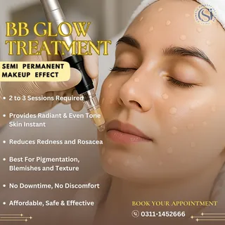 ✨ Glow from within — no makeup needed!
BB Glow treatment instantly brightens your skin, evens out sk