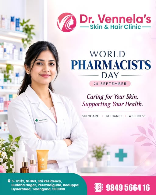 𝗛𝗮𝗽𝗽𝘆 𝗪𝗼𝗿𝗹𝗱 𝗣𝗵𝗮𝗿𝗺𝗮𝗰𝗶𝘀𝘁𝘀 𝗗𝗮𝘆! 💊💗
 
Today, we celebrate pharmacists for thei