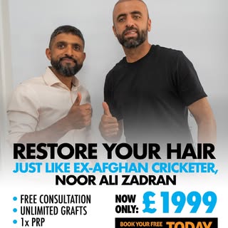 🏏 RESTORE YOUR HAIR LIKE A PRO!
We’re proud to have ex-Afghan cricketer Noor Ali Zadran trust My Co