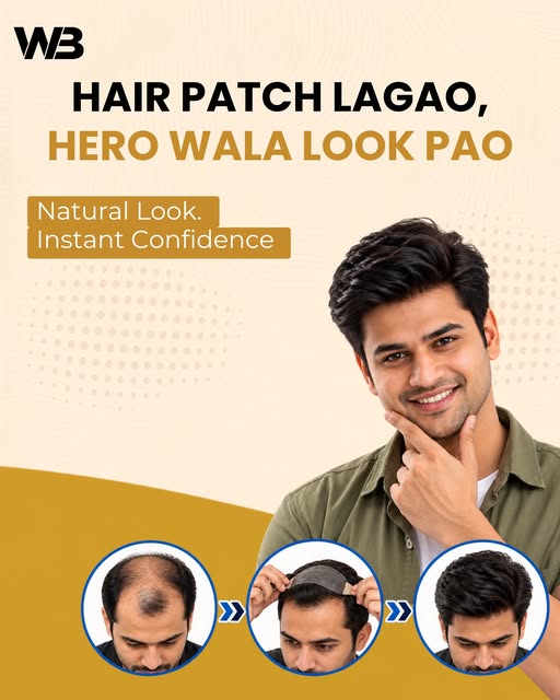 Because confidence starts with feeling good about your hair. 💇‍♂️✨

#HairPatch #HairTransformation 