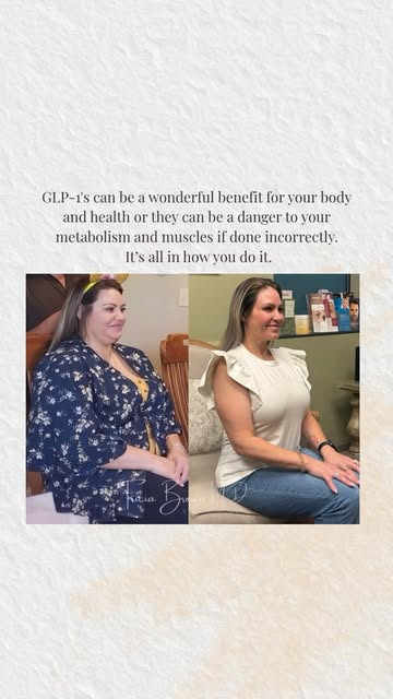 GLP-1s can be a powerful tool, but how you use them matters. 
Using the right guidance, supporting y