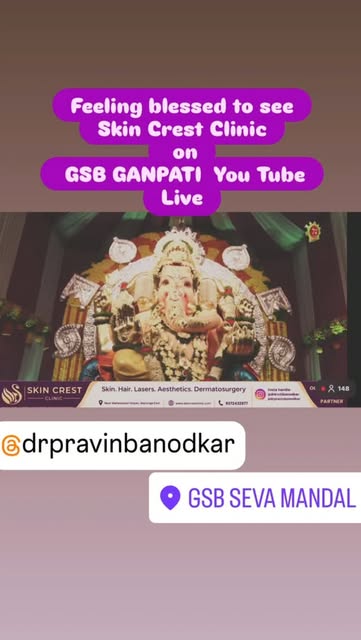 Seeing Skin Crest Clinic on GSB You Tube Live feels so blessed