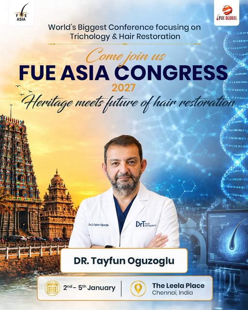 Dr. Tayfun Oguzoglu invites you to be part of FUE Asia Congress 2027 in Chennai

Join us for the FUE