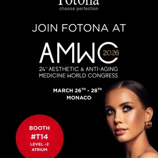 Join Fotona at AMWC 2026 in Monaco!

Visit us at Booth T14 (Atrium, Level –2) to experience the late