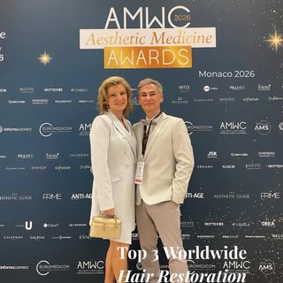 Top 3 worldwide in Hair Restoration at the AMWC Aesthetic Awards 2026.

Between entries from Hong Ko