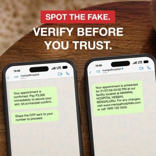Scammers often imitate trusted names, but a closer look can make all the difference.

Before you cli