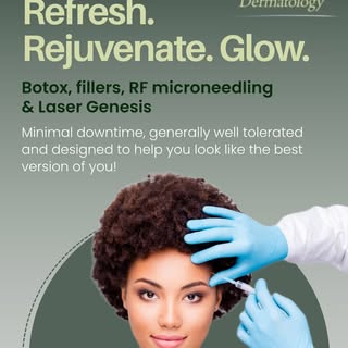 Refresh, rejuvenate, and glow ✨ Discover Botox, fillers, RF microneedling, and Laser Genesis treatme