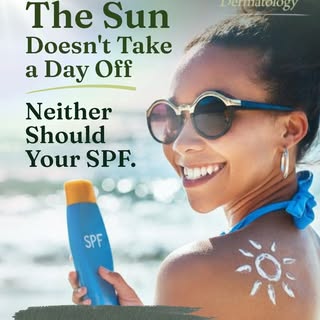 The sun doesn’t take a day off and neither should your SPF. ☀️ Daily sunscreen helps protect against