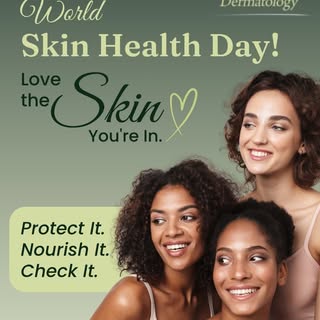 Happy World Skin Health Day! 💚 Love the skin you're in by protecting it, nourishing it, and schedul