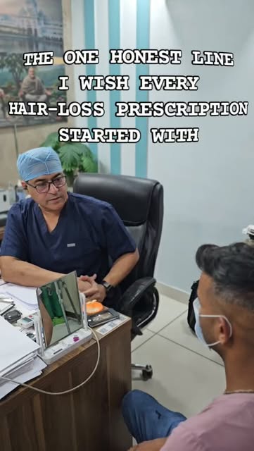 This is a treatment plan—not a promise that every lost hair will grow back.”

That’s something I wou