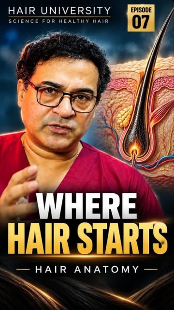 Watch the complete Episode 7: Hair Anatomy Explained on my YouTube channel, Hair and Health with Dr.