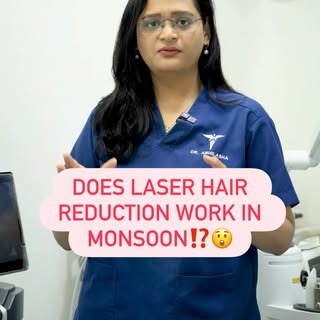 Can laser hair reduction be done during the monsoon? 🌧️✨

Yes, laser hair reduction can be performe