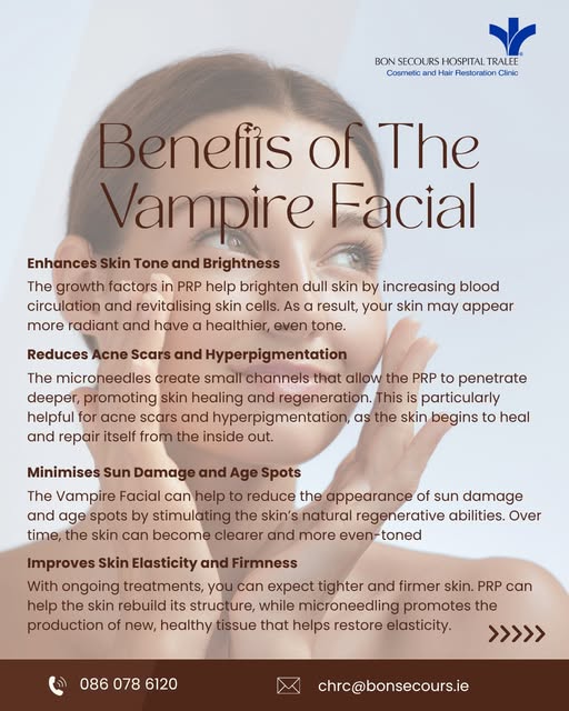 ✨ The Benefits of the Vampire Facial ✨

Unlock your skin’s natural potential with our PRP Vampire Fa