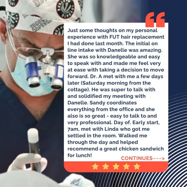 A 5-star experience for a 5-star patient! We take pride in providing top-quality care and nothing be
