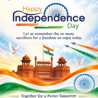 Freedom is more than a celebration—it’s the legacy of courage, sacrifice, and unity. 🇮🇳
Today, let