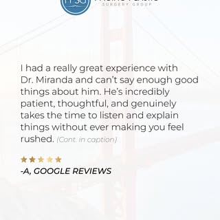 “...What meant the most to me was how patient-centric his care really is. He personally spoke with t